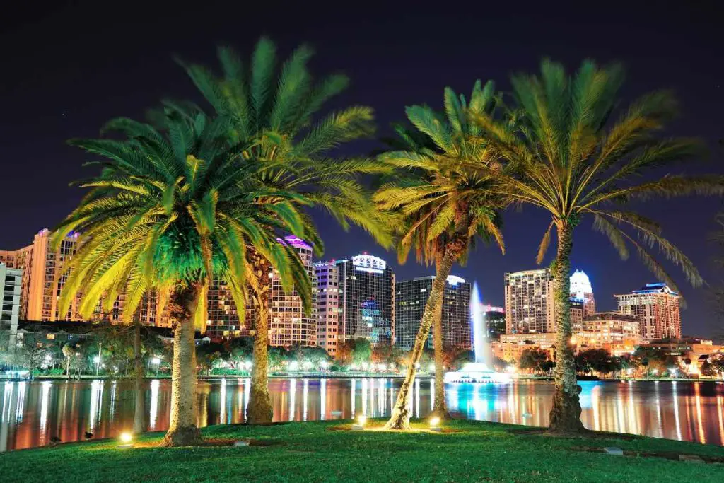 Orlando, Florida at night